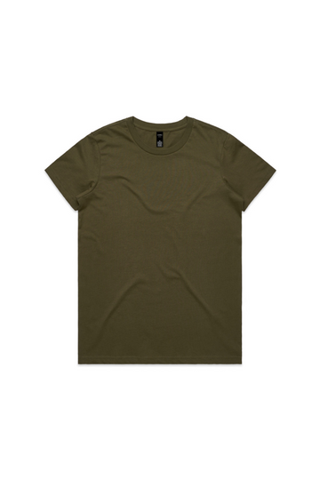 Women's Maple T-Shirt - Army