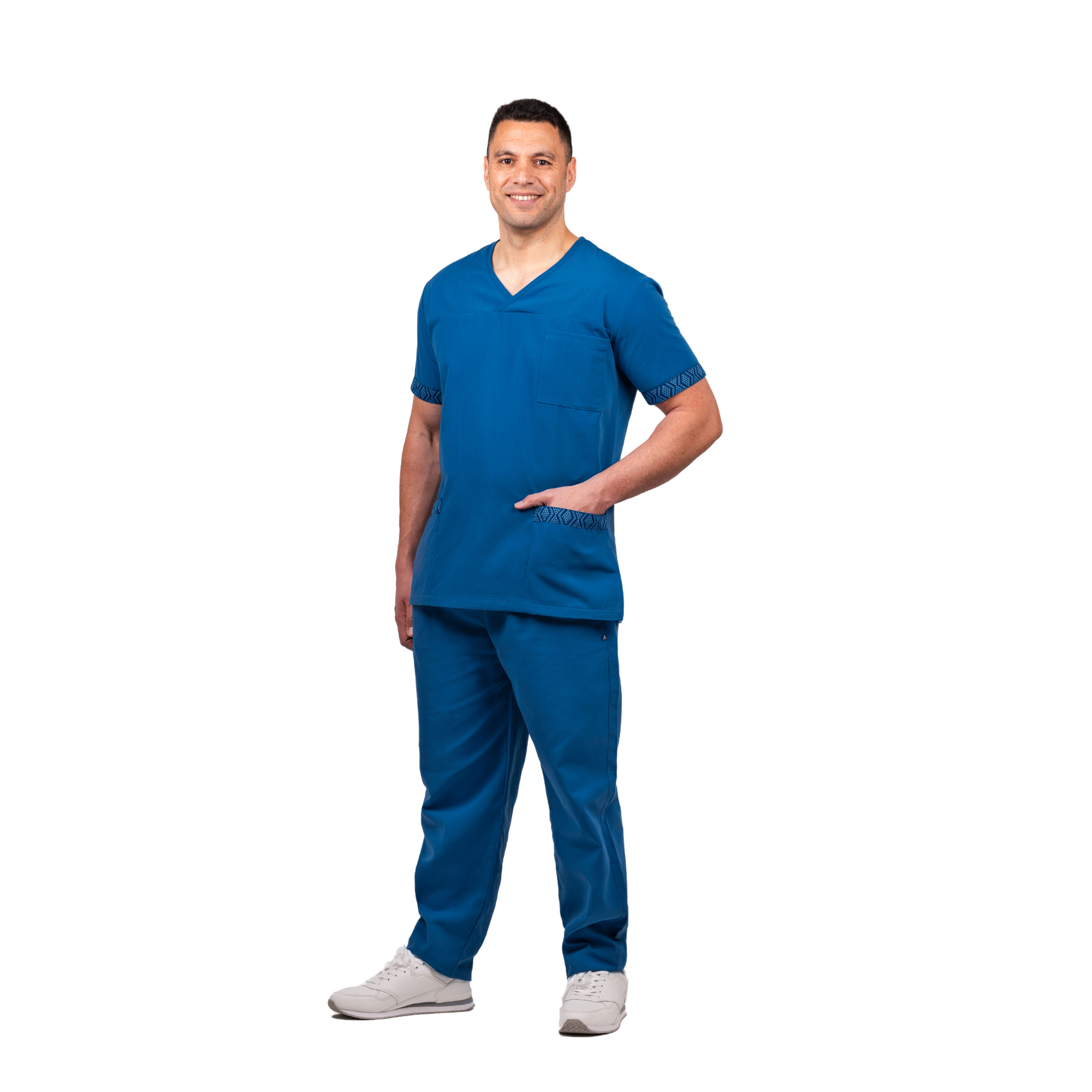 Unisex Adrienne Whitewood Scrub Top - Te Kahikatea