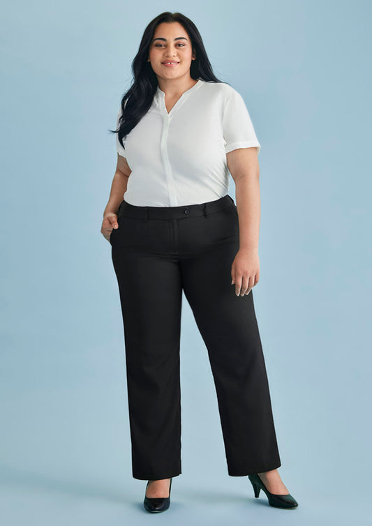 Ladies Mid Rise Adjustable Waist Pant