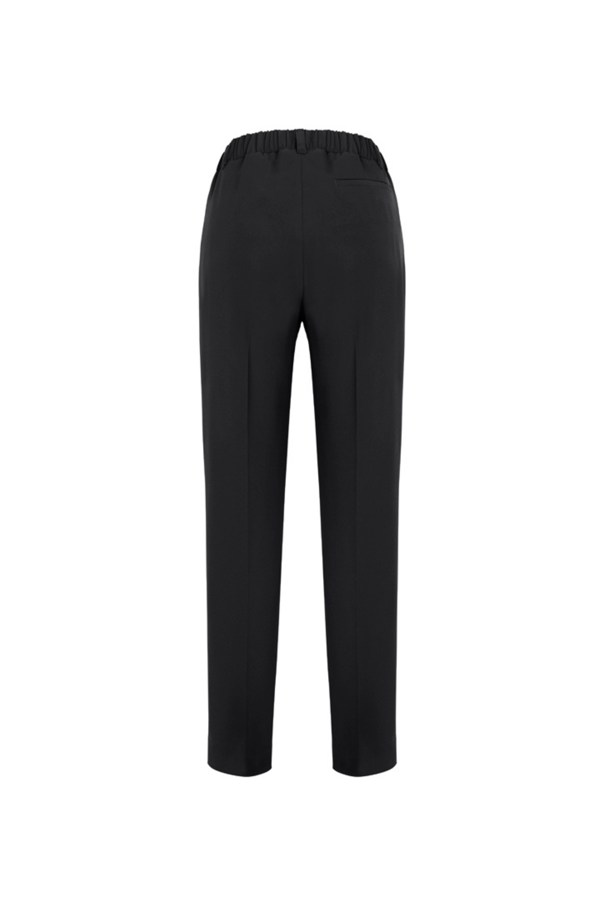 Womens Bandless Elastic Waist Pant