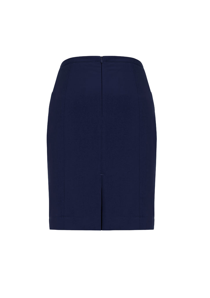 Womens Front Pleat Straight Skirt