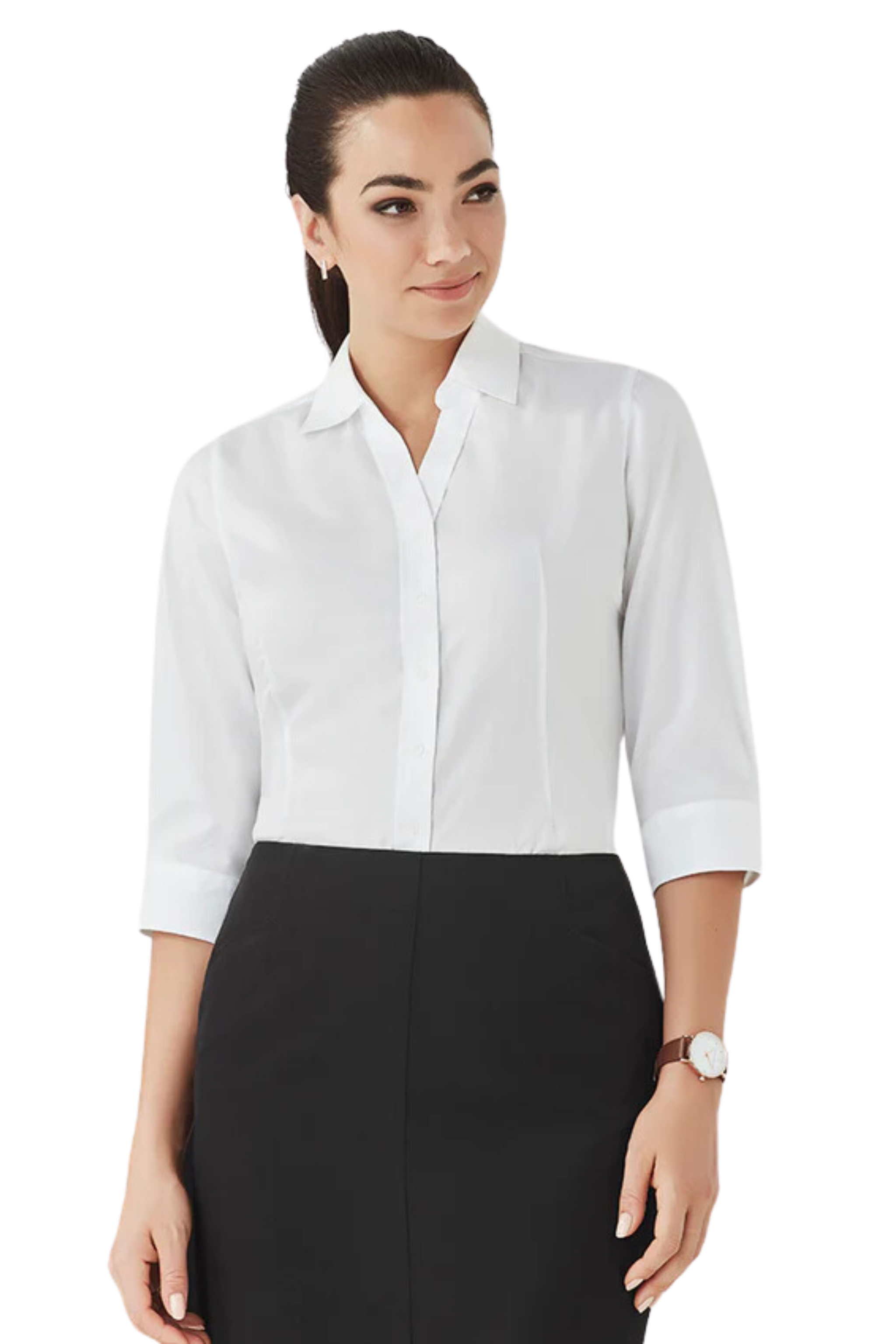 Hudson Ladies 3/4Slv Shirt