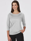 Eva Cowl Neck Top 3/4 Sleeve