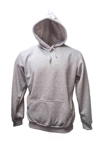 Unisex Pull Over Hoodie - Grey Marle
