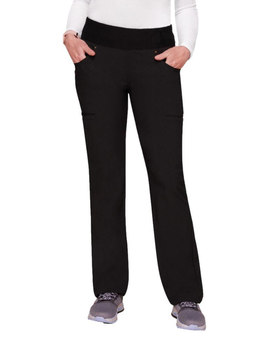 Mid Rise Straight Leg Pull-on Pant - Petite