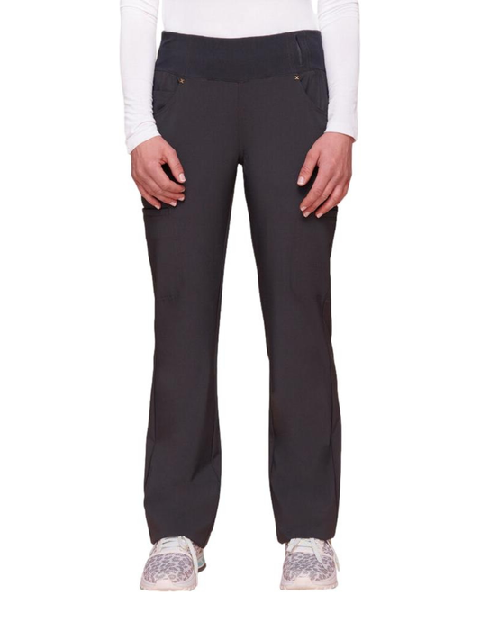 Mid Rise Straight Leg Pull-on Pant - Petite