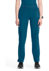 Mid Rise Tapered Leg Pull-on Pant
