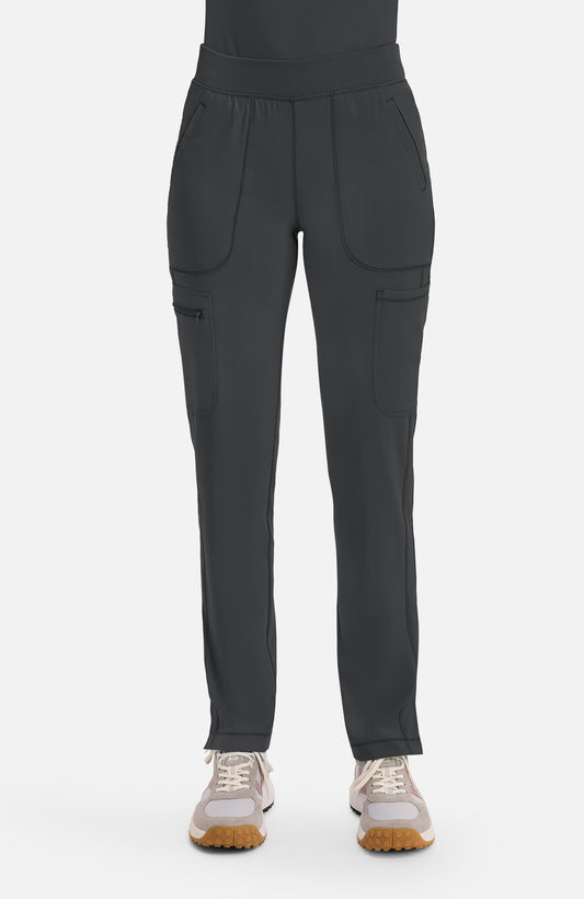 Mid Rise Tapered Leg Pull-on Pant