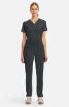 Mid Rise Tapered Leg Pull-on Pant