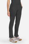 Mid Rise Tapered Leg Pull-on Pant