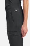 Mid Rise Tapered Leg Pull-on Pant