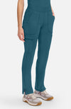 Mid Rise Tapered Leg Pull-on Pant