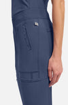 Mid Rise Tapered Leg Pull-on Pant