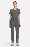 Mid Rise Tapered Leg Pull-on Pant
