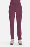 Mid Rise Tapered Leg Pull-on Pant