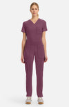 Mid Rise Tapered Leg Pull-on Pant