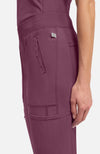 Mid Rise Tapered Leg Pull-on Pant