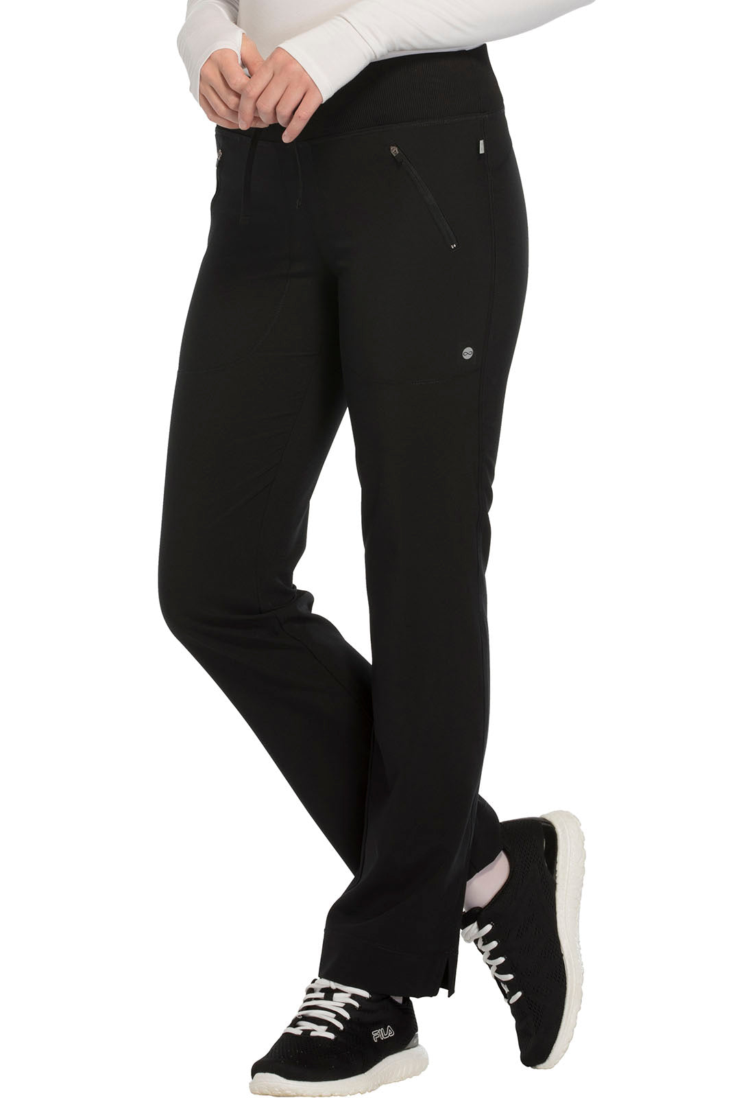 Women's Mid Rise Tapered Leg Drawstring Pants