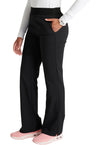 Women's Cherokee Atmos Mid Rise Pull-on Straight Leg Pant