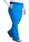 Women's Cherokee Atmos Mid Rise Pull-on Straight Leg Pant