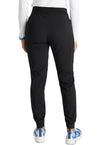 Women's Cherokee Atmos Mid Rise Pull-on Jogger - Black