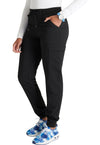 Women's Cherokee Atmos Mid Rise Pull-on Jogger - Black
