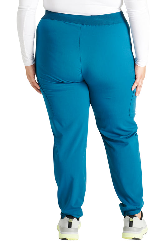 Women's Cherokee Atmos Mid Rise Pull-on Jogger - Caribbean Blue