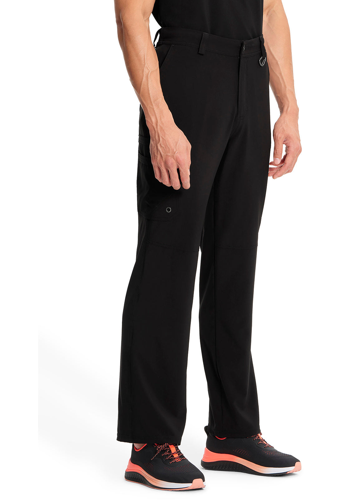 Cherokee Men's Infinity Fly Front Pant - Black