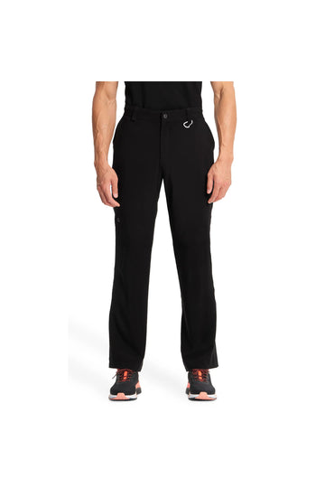 Cherokee Men's Infinity Fly Front Pant - Black