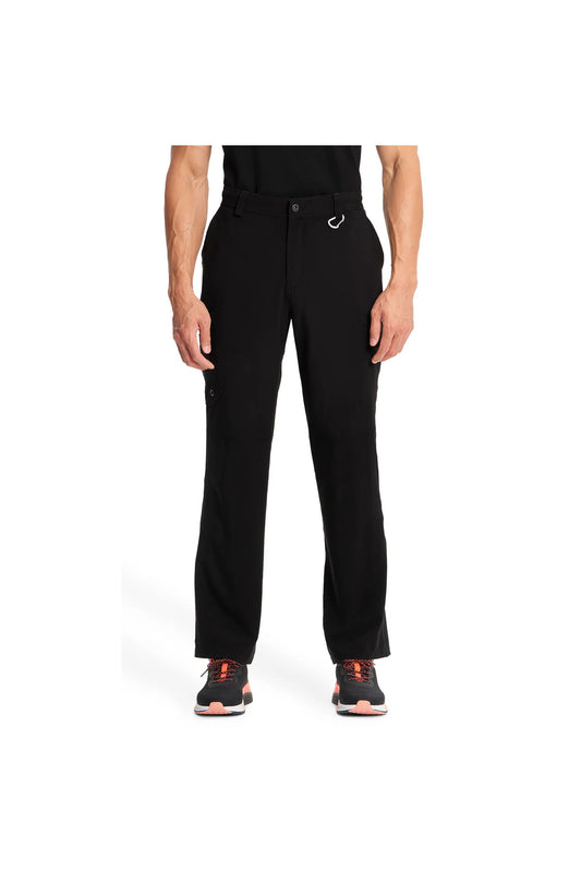 Cherokee Men's Infinity Fly Front Pant - Black