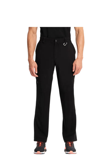 Cherokee Men's Infinity Fly Front Pant - Black