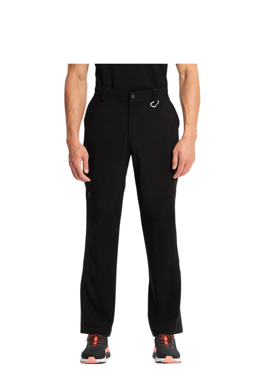 Cherokee Men's Infinity Fly Front Pant - Black