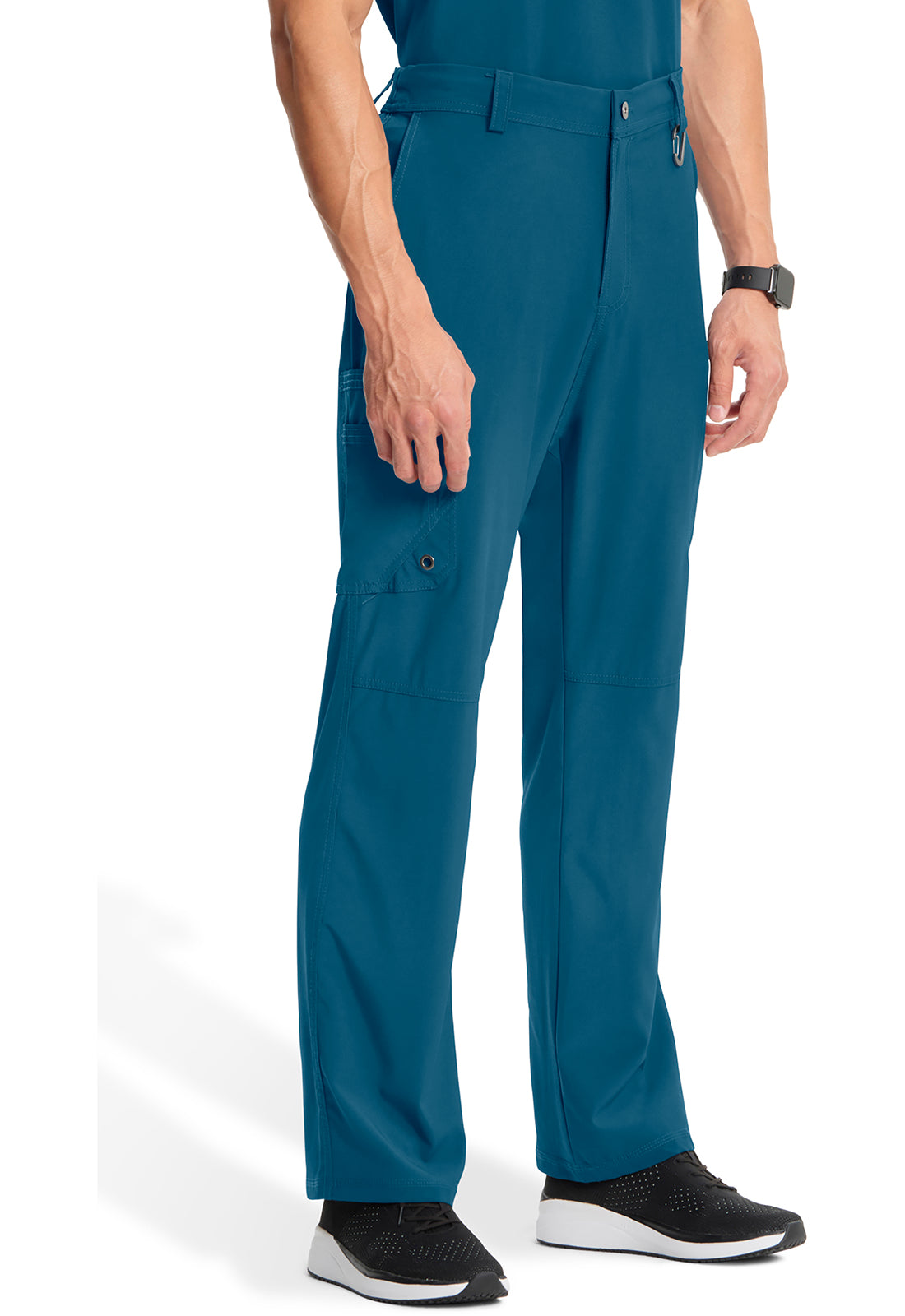 Cherokee Men's Infinity Fly Front Pant - Caribbean Blue