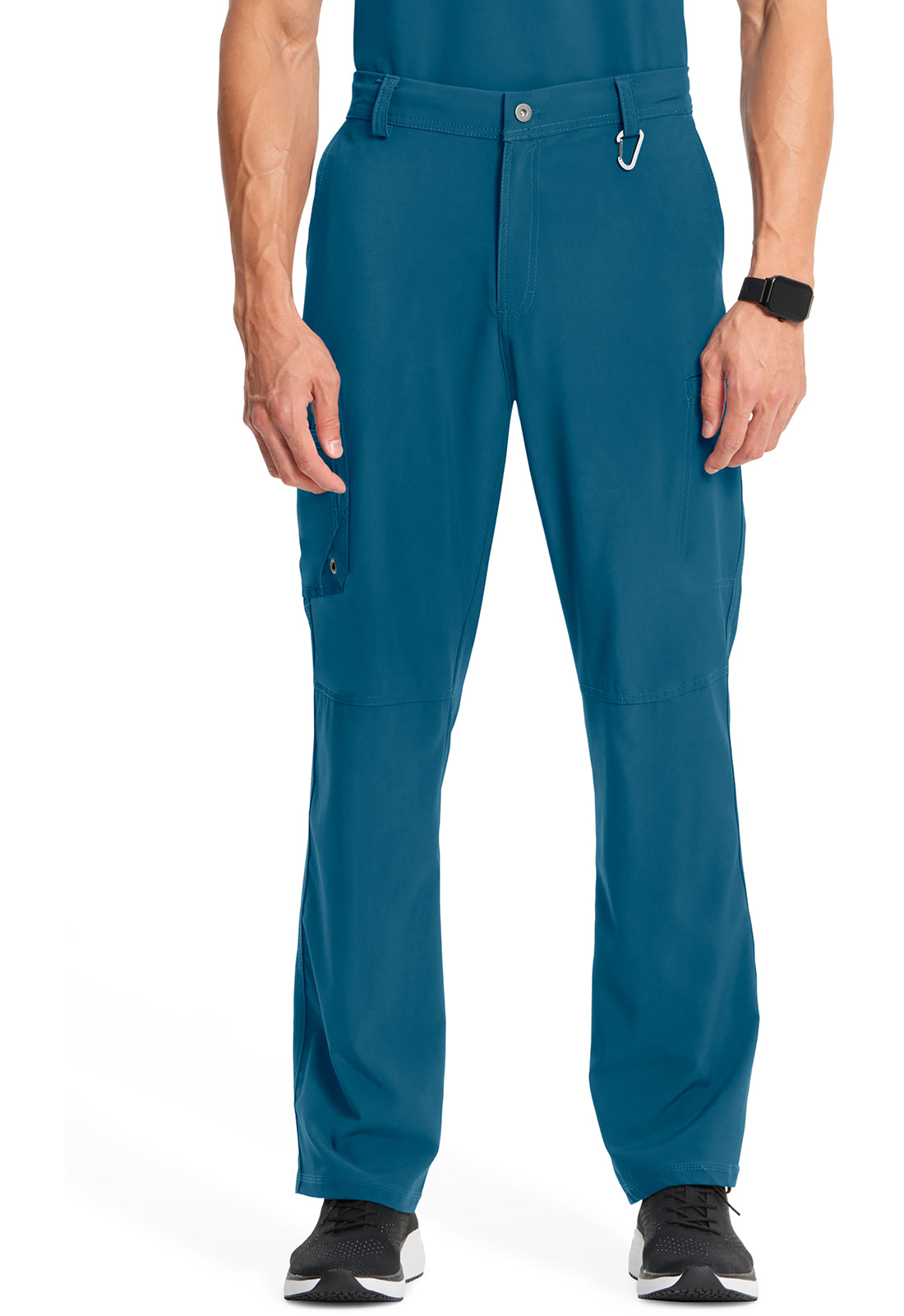 Cherokee Men's Infinity Fly Front Pant - Caribbean Blue