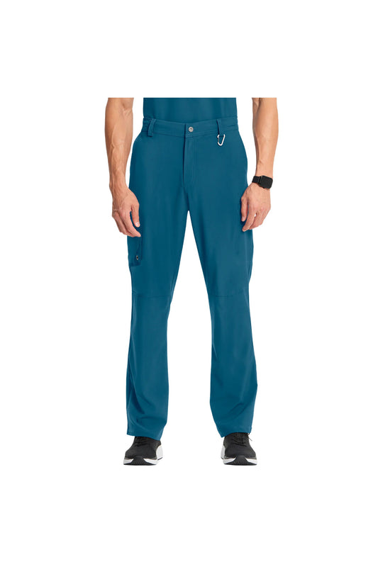 Cherokee Men's Infinity Fly Front Pant - Caribbean Blue