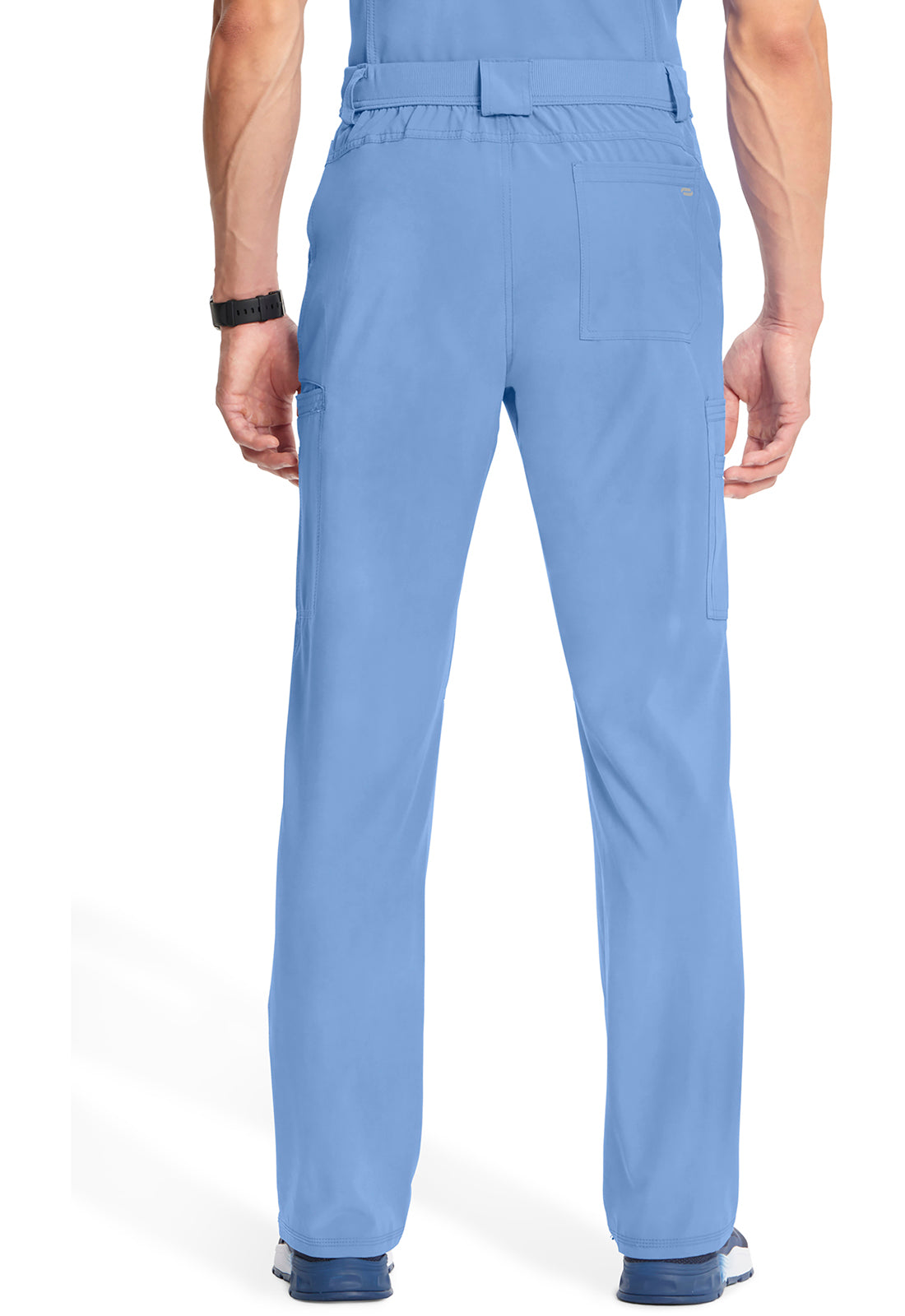 Cherokee Men's Infinity Fly Front Pant - Ciel Blue