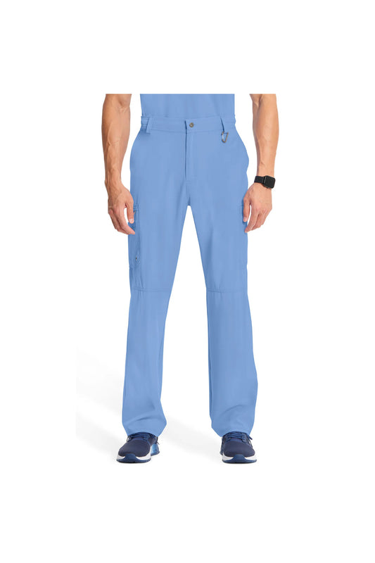 Cherokee Men's Infinity Fly Front Pant - Ciel Blue