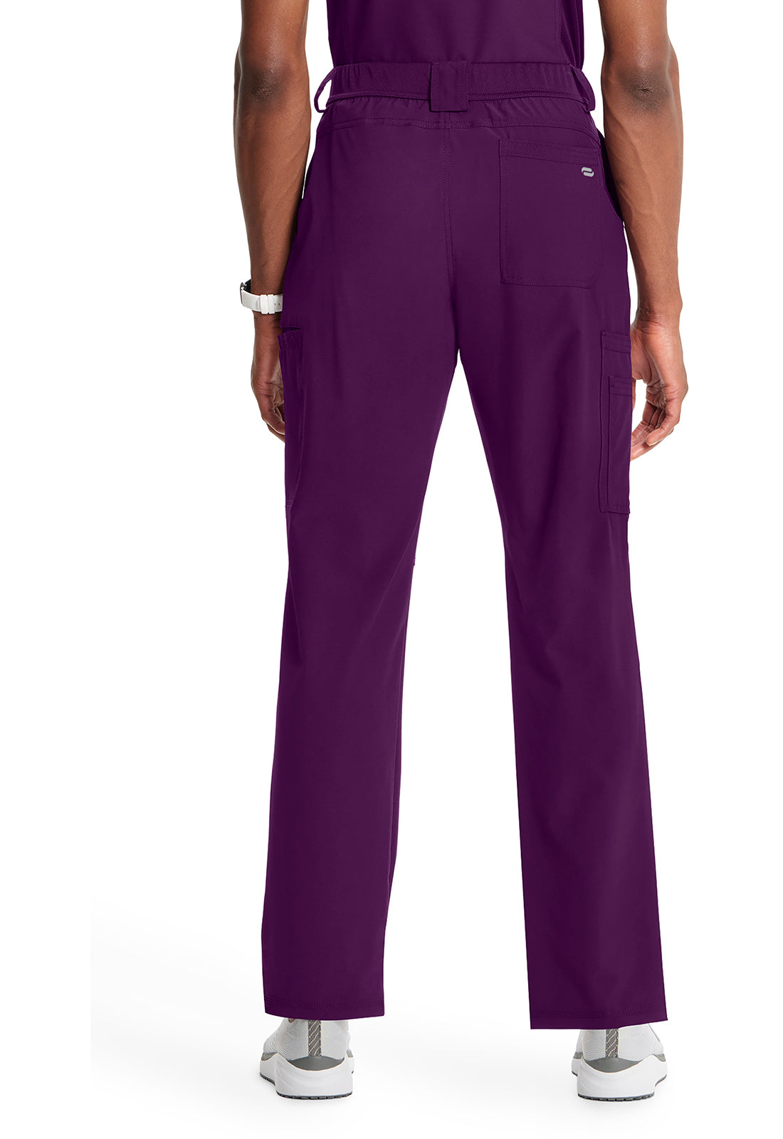 Cherokee Men's Infinity Fly Front Pant - Eggplant