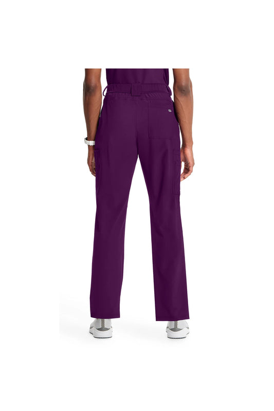 Cherokee Men's Infinity Fly Front Pant - Eggplant