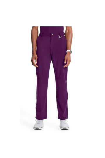 Cherokee Men's Infinity Fly Front Pant - Eggplant