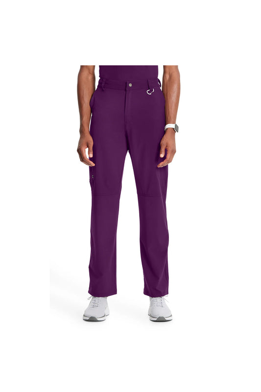 Cherokee Men's Infinity Fly Front Pant - Eggplant