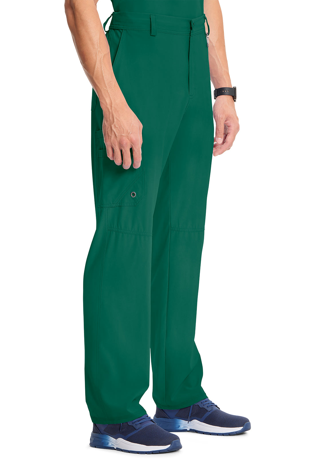 Cherokee Men's Infinity Fly Front Pant - Hunter Green