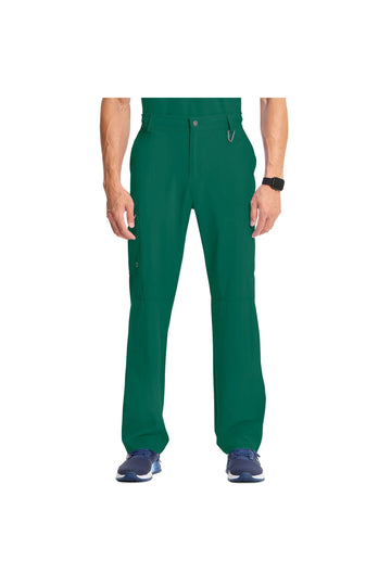 Cherokee Men's Infinity Fly Front Pant - Hunter Green