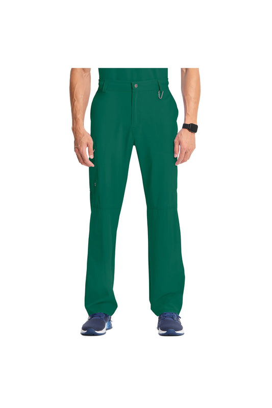 Cherokee Men's Infinity Fly Front Pant - Hunter Green