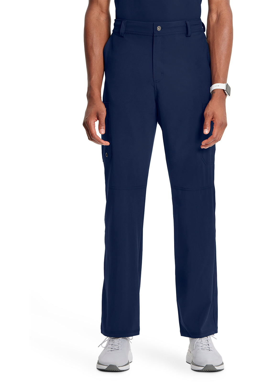 Cherokee Men's Infinity Fly Front Pant - Navy