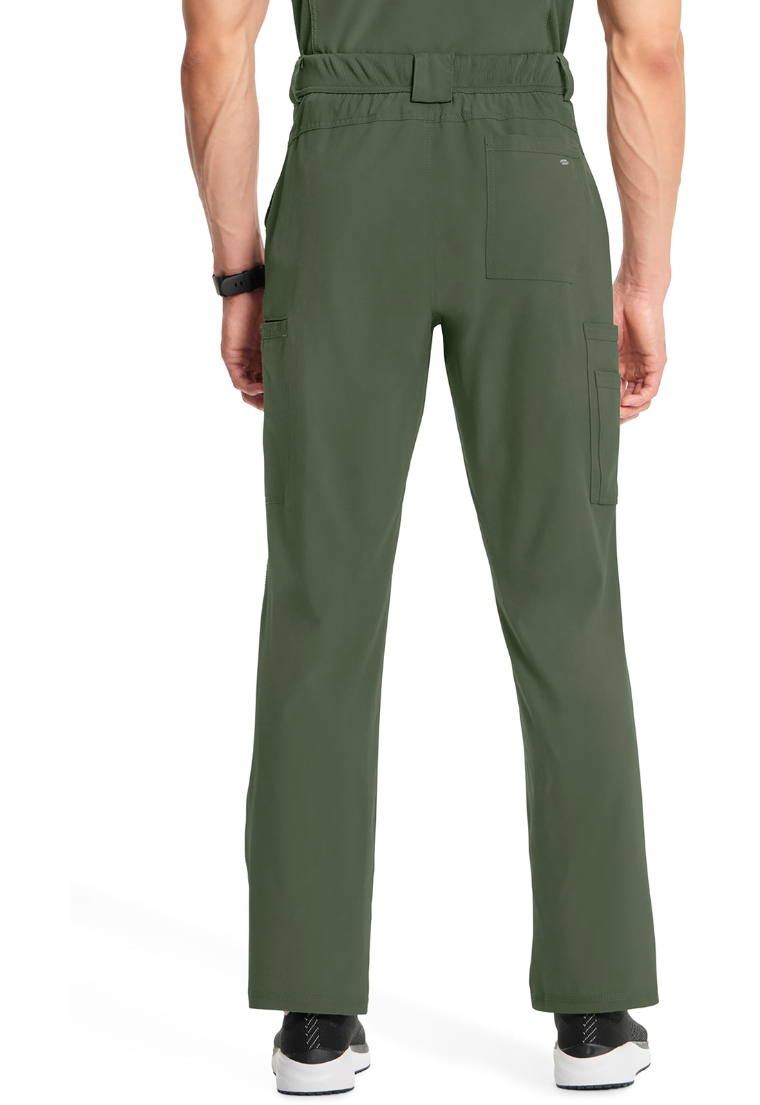 Cherokee Men's Infinity Fly Front Pant - Olive