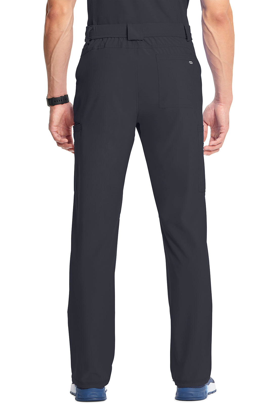 Cherokee Men's Infinity Fly Front Pant - Pewter