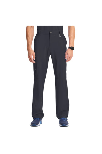 Cherokee Men's Infinity Fly Front Pant - Pewter
