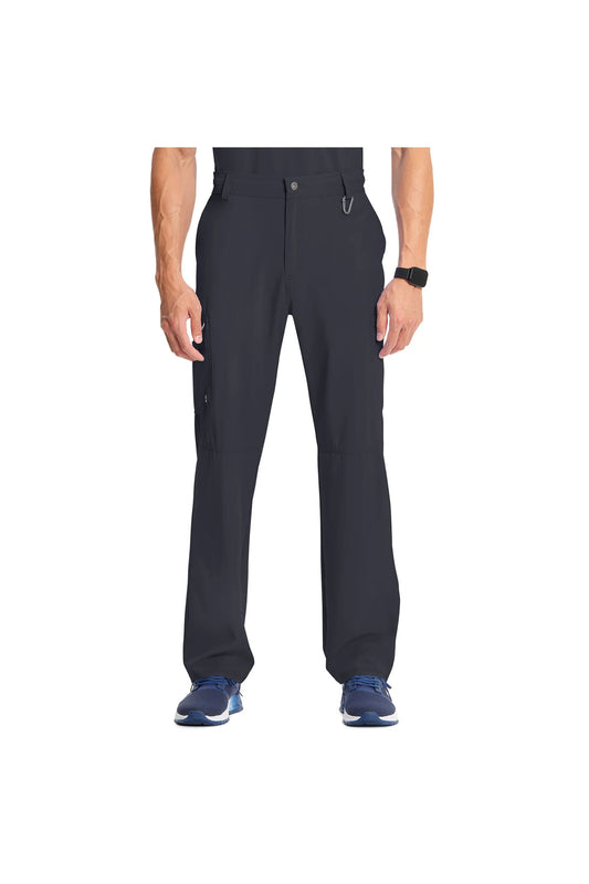 Cherokee Men's Infinity Fly Front Pant - Pewter
