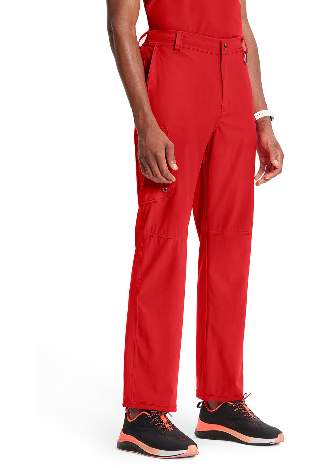 Cherokee Men's Infinity Fly Front Pant - Red